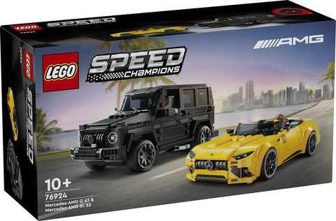 Lego Speed Champions Мерседес-АМГ Г 63 та Мерседес-АМГ СЛ 63 76924, фото 1