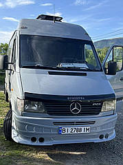 Накладка на бампер 4 фари Mercedes Sprinter w901 TDI (1996-2000)