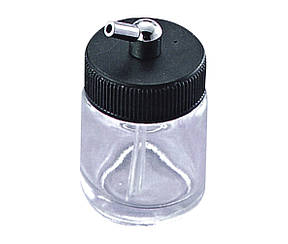 Ємність скляна для аерографа з нижньою подачею 22 ML