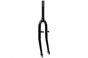 Вилка 26" Жорстка Сталь 1-1/8 rod-190 різьб. v-br чорний
