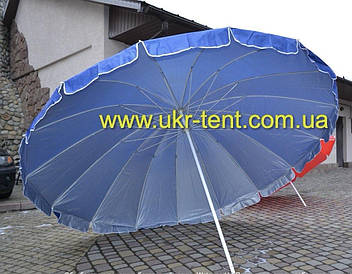 Торгова парасоля 3,5 метра,срібло ,16 спиць