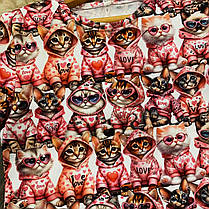 Дитяча футболка котики в худі Five Stars 10808-104р, фото 4