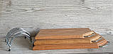 Набір обробних дерев’яних дощечок на підставці, фото 4