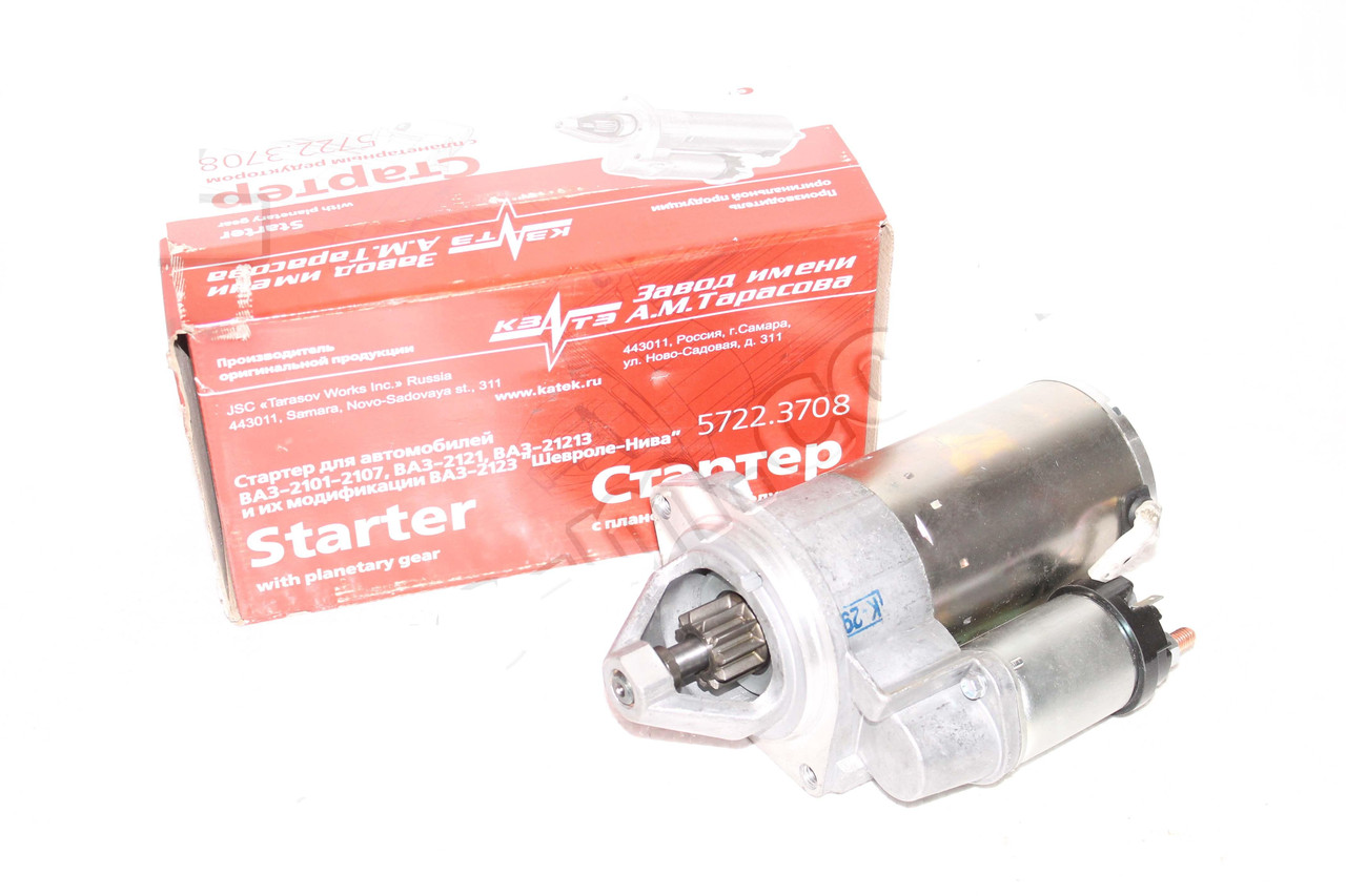 Стартер ВАЗ 2101, 2103, 2106, 2107, 21213 (на постійних магнітах) (виробництво ЗИТ КАТЭК р. Самара), фото 1