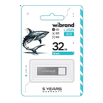 Флешка 32Гб USB 2.0 срібло Shark Wibrand, фото 2