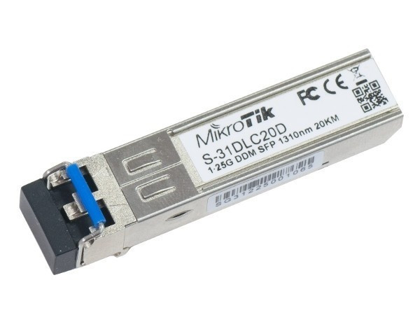 Оптичний модуль MikroTik SFP 1.25G SM 20km 1310nm (S-31DLC20D)