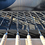 Гриль із мангалом ТРОЯН на 13 неірж шампурів, фото 4