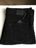 Джинси чоловічі Lexus jeans Lexnew вельветові класичні прямі чорні, фото 4