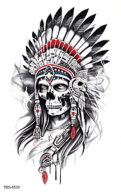 Флеш тату. 19*12 см, Тимчасова, перекладна