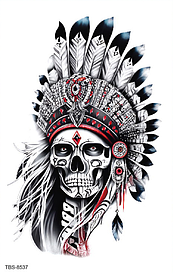 Флеш тату. 19*12 см, Тимчасова, перекладна