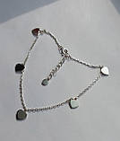 Срібний браслет на руку або ногу, фото 2