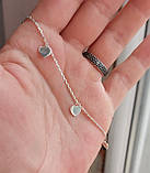 Срібний браслет на руку або ногу, фото 3