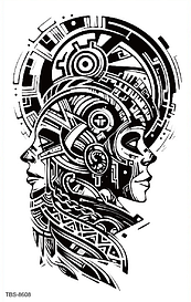 Флеш тату. 19*12 см, Тимчасова, перекладна