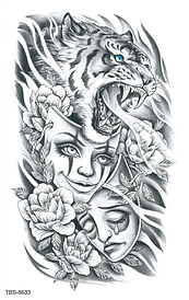 Флеш тату. 19*12 см, Тимчасова, перекладна