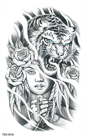 Флеш тату. 19*12 см, Тимчасова, перекладна