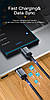 Кабель зарядний магнітний ESSAGER USB Type-C to USB Type-C 3 A PD 60 W 1 м Black (EXCCXT-KS0H-P), фото 5