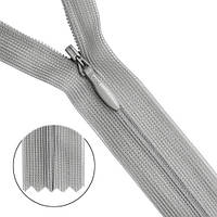 Блискавка потайна #3 50 см  темно-сіра (теплий відтінок)