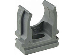 Кріплення для труб Кріплення для гофри сіре 16 мм (уп.50шт) ТМ АСКО