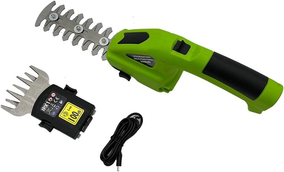 Тример-кущоріз акумуляторний Multi-Functional Scissors 9343 7.2В, зелений, фото 1