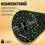 Мфр рол, валики для спини, ролик для спини, масажний ролик Зелений (5415), фото 6
