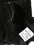 Джинси чоловічі Lexus jeans Lexnew вельветові класичні прямі чорні, фото 5