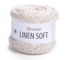 LINEN SOFT YarnArt (Ярнарт Лінен Софт) № 7303 нитки пряжа для в"язання бавовна віскоза з льоном