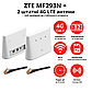 3G/4G WiFi комплект стаціонарний маршрутизатор ZTE MF293N + 2 штатні 4G LTE антени, фото 3