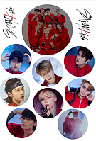 Вафельна картинка Stray kids №8281