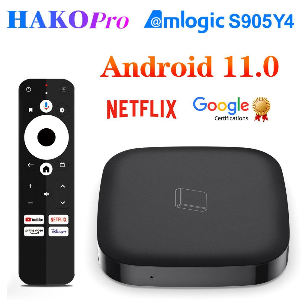 Смарт приставка H96 Hako Pro 2/16 із сертифікацією Google TV і Netflix (з налаштуваннями), фото 1