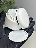 Баночка для косметичних засобів пластикова 50 мл біла