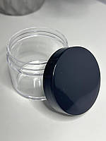 Баночка для засобів косметичних пластикова 60 мл прозора