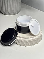 Баночка пластикова для кремів 30 мл чорна