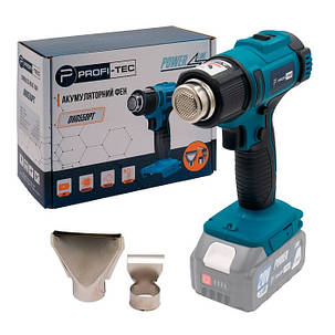 Акумуляторний фен PROFI-TEC DHG550PT POWERLine (без акумулятора та зарядного пристрою), фото 1