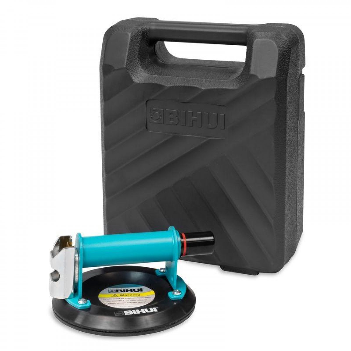 Якісна вакуумна помпова присоска BIHUI STEEL 152 мм з металевою ручкою (SCVM6), фото 1