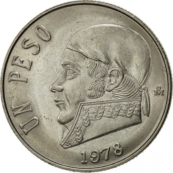 Мексика 1 песо 1978 рік №2049