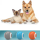 Інтерактивна іграшка обертова кулька Pet Gravity для кішок і собачок, розумний м'ячик дразилка на акумуляторі, фото 2