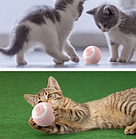 Інтерактивна іграшка обертова кулька Pet Gravity для кішок і собачок, розумний м'ячик дразилка на акумуляторі, фото 9