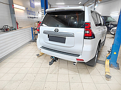 Фаркоп Toyota Prado 150 2009-2024 (Тойота Ленд Крузер Прадо 150) Американська вставка під квадрат