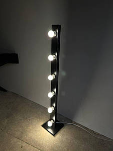 Стійка з лампами для макіяжу підсвічування підлога гримерна ДОД-03/1