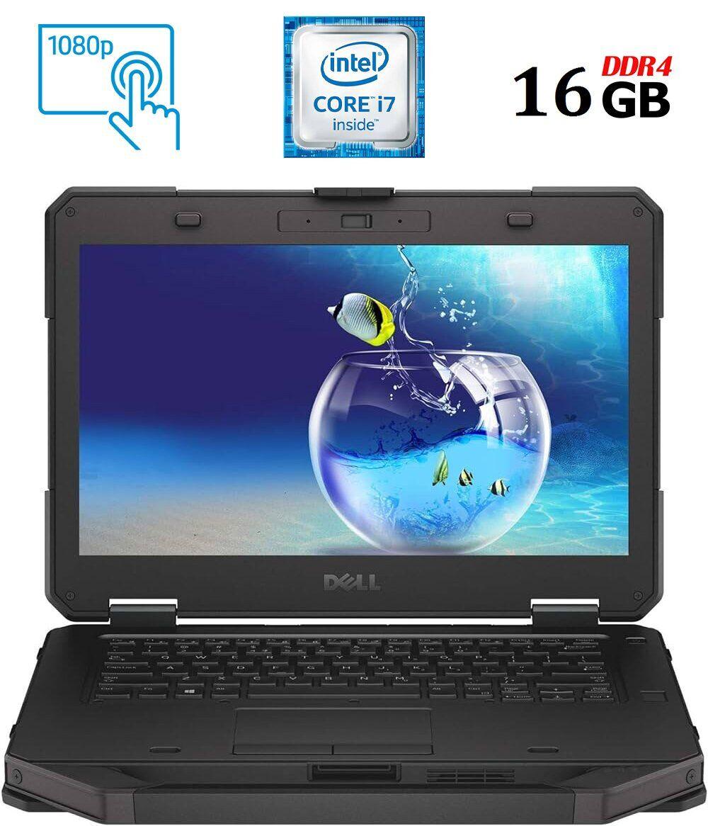 Захищений ноутбук Dell Latitude 5414 Rugged/ 14" 1920x1080 Touch/ i7-6600U/ 16GB RAM/ 256GB SSD/ HD 520