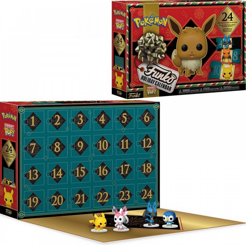 Ігровий набір адвент-календар Франко поп Покемон 2023 Funko Pop Advent Calendar Pokemon