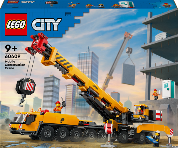 Конструктор LEGO City Жовтий пересувний будівельний кран 1116 деталей, фото 1