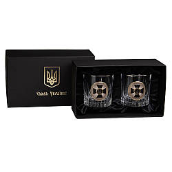 Набір келихів для віскі Служба безпеки України Boss Crystal, 2 келиха