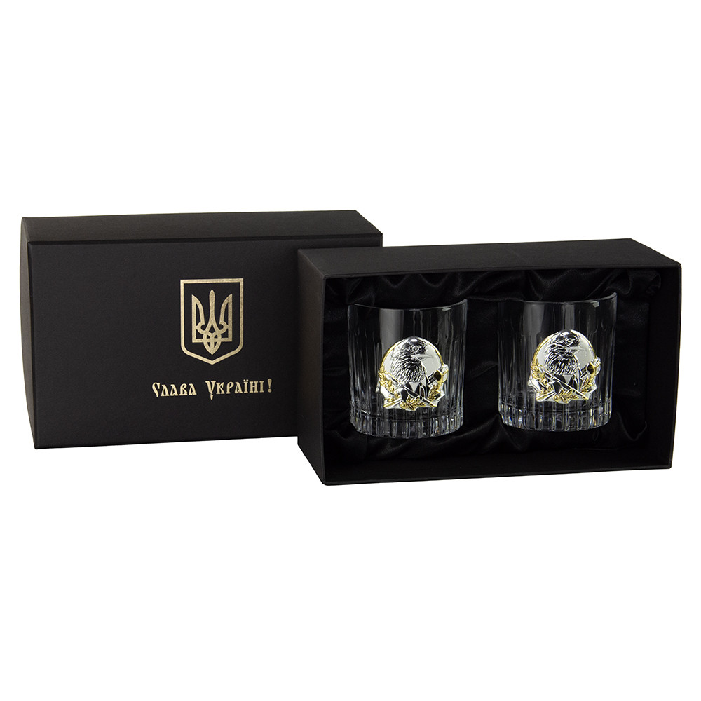Набір келихів для віскі "Генеральський" Boss Crystal, 2 келиха