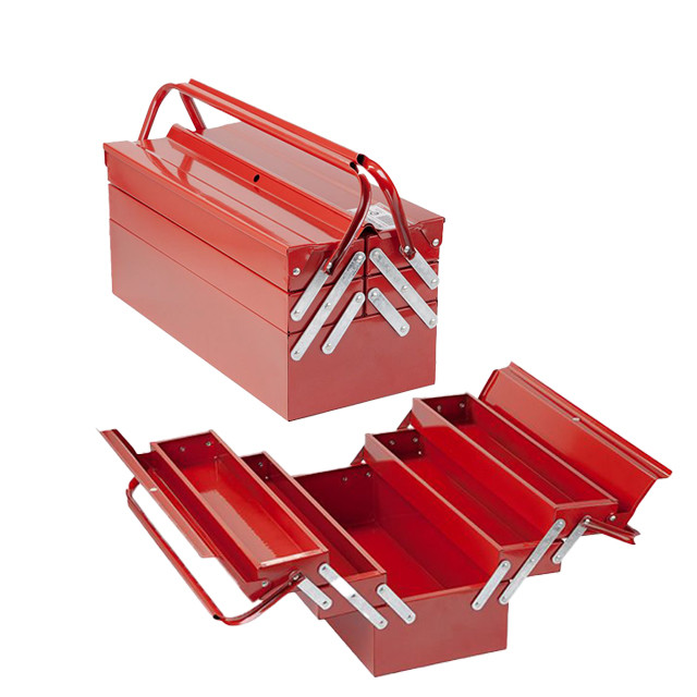 Скринька для інструментів металевий 450 мм, 5 секцій INTERTOOL HT-5045, фото 1