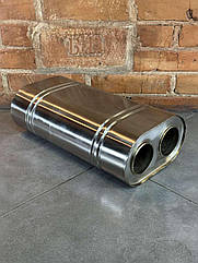 Резонатор 2х2 плоский Helpauto