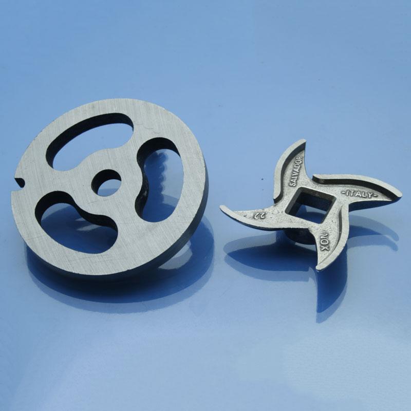 Ніж м'ясорубки Triniti TK-22 та ковбасна решітка, фото 1