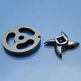 Ніж м'ясорубки Gastromix MG-22B та ковбасна решітка, фото 5