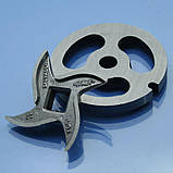 Ніж м'ясорубки Hurakan HKN-22 та ковбасна решітка, фото 8