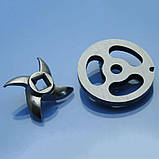 Ніж м'ясорубки Frosty TK-22 та ковбасна решітка, фото 2